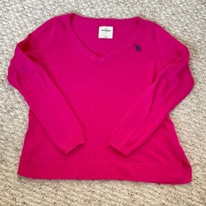 Abercrombie kids pink sweater - girls size XL